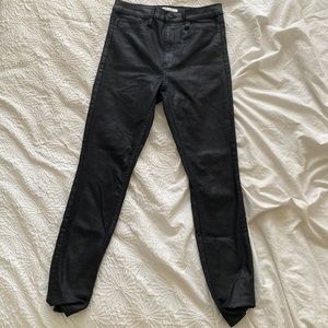 Black Snakeskin Dynamite Pants